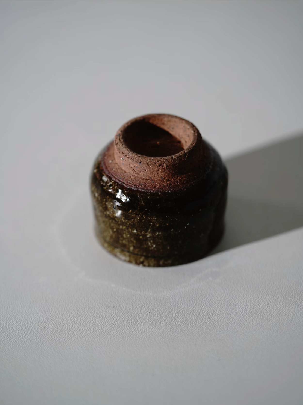 Dark Moss Speckled Cup