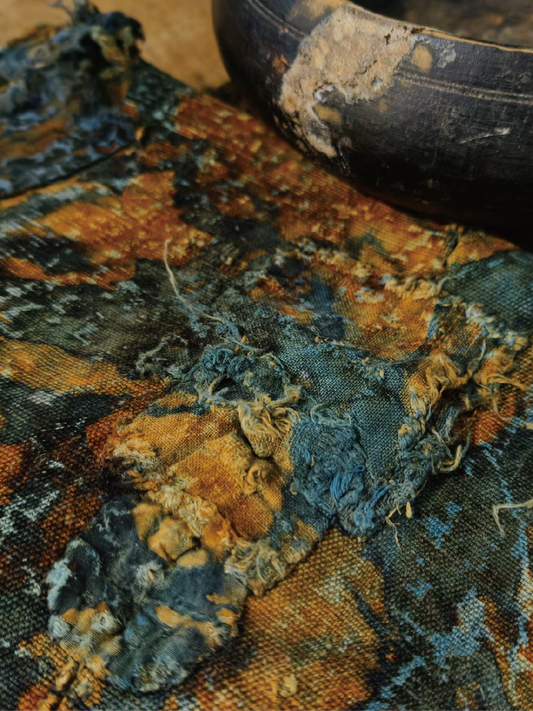 Rust-Dyed Pocket Canvas