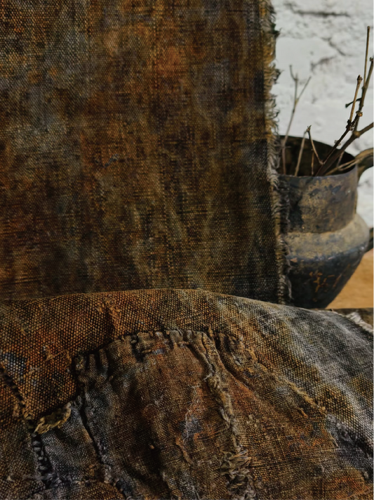 Persimmon-Dyed Pocket Canvas