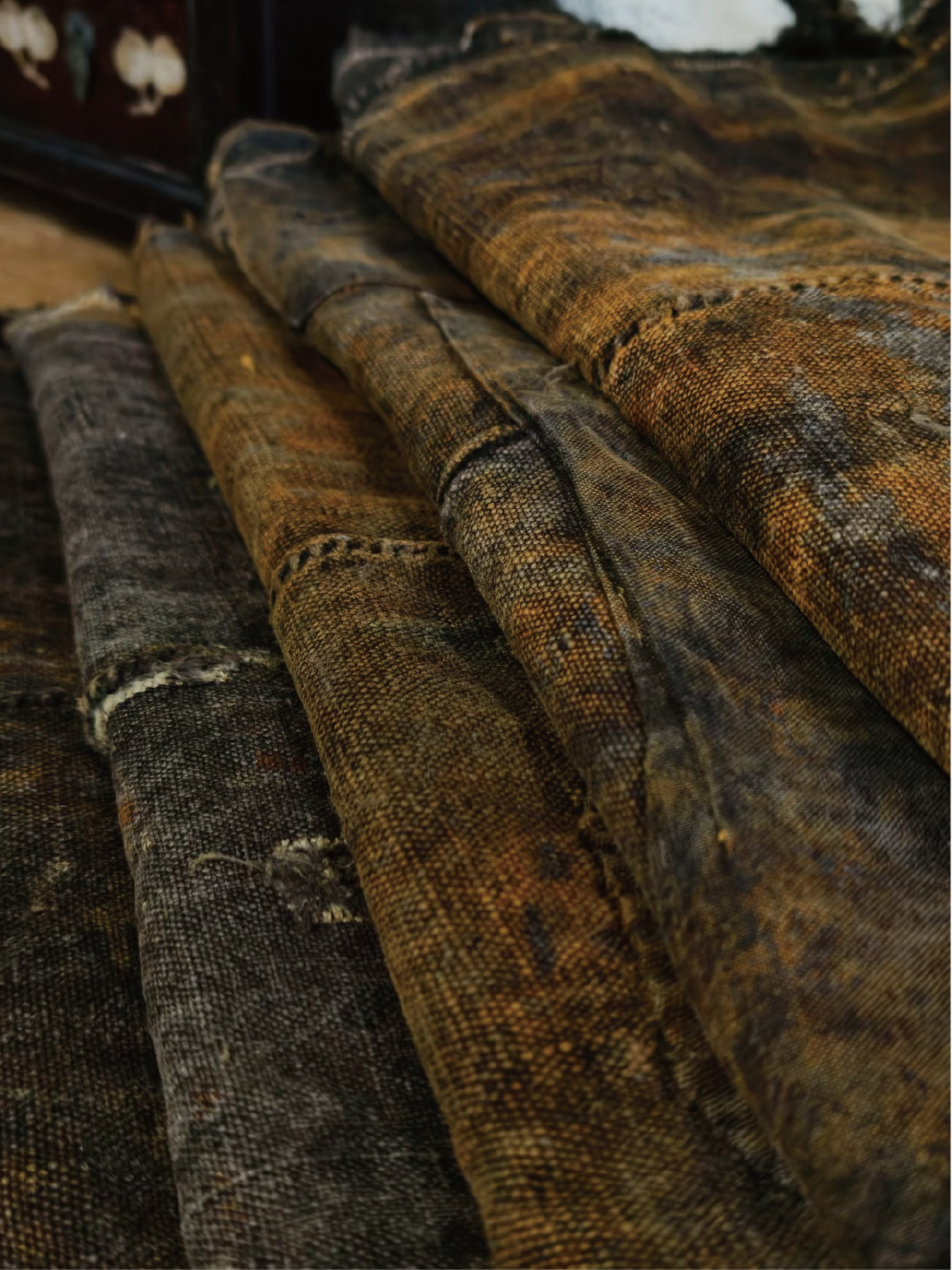 Persimmon-Dyed Pocket Canvas