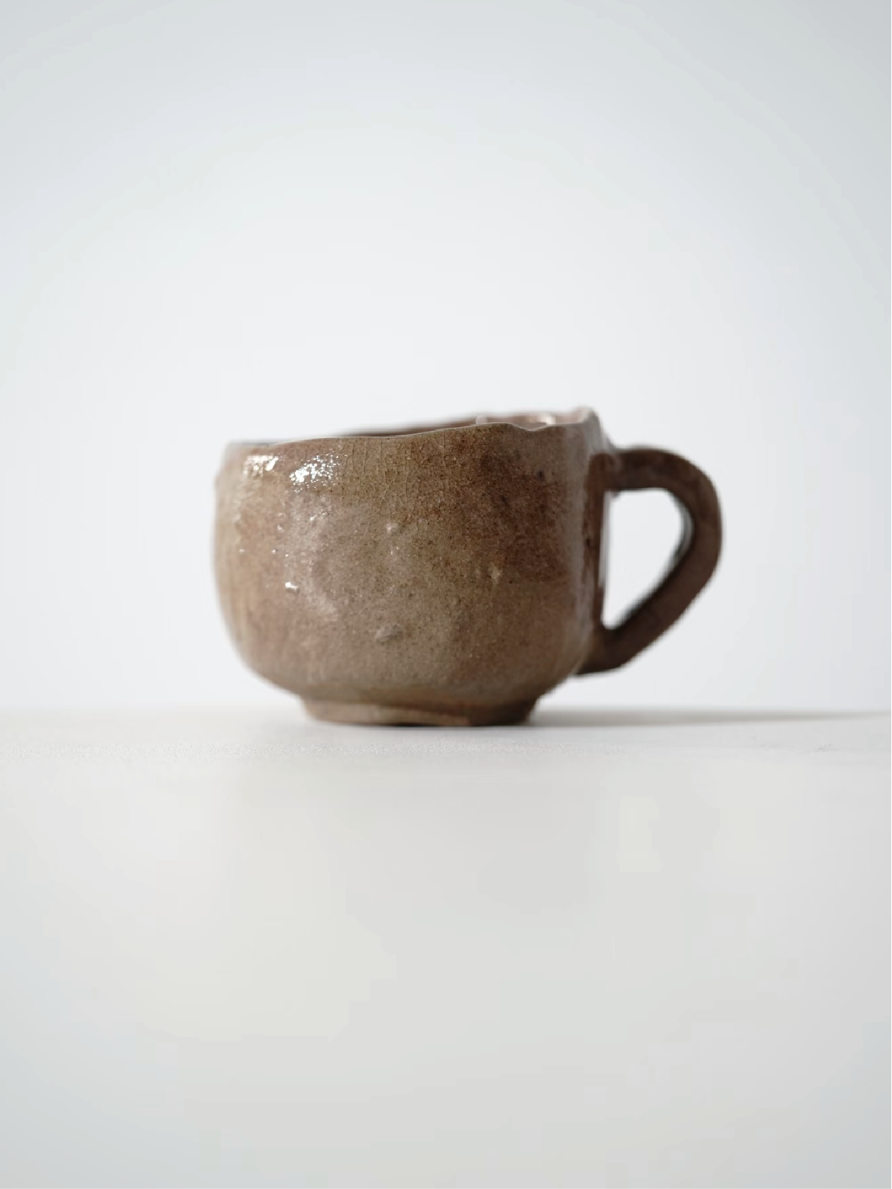 Ice-Crackle Glazed Cup