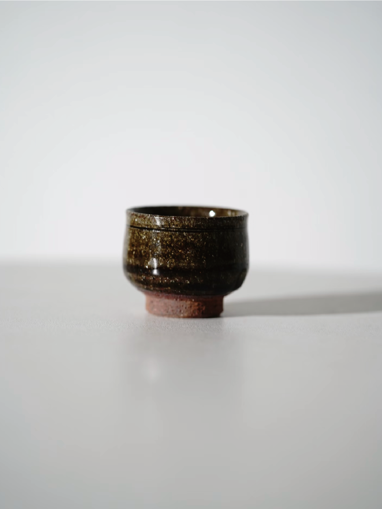 Dark Moss Speckled Cup