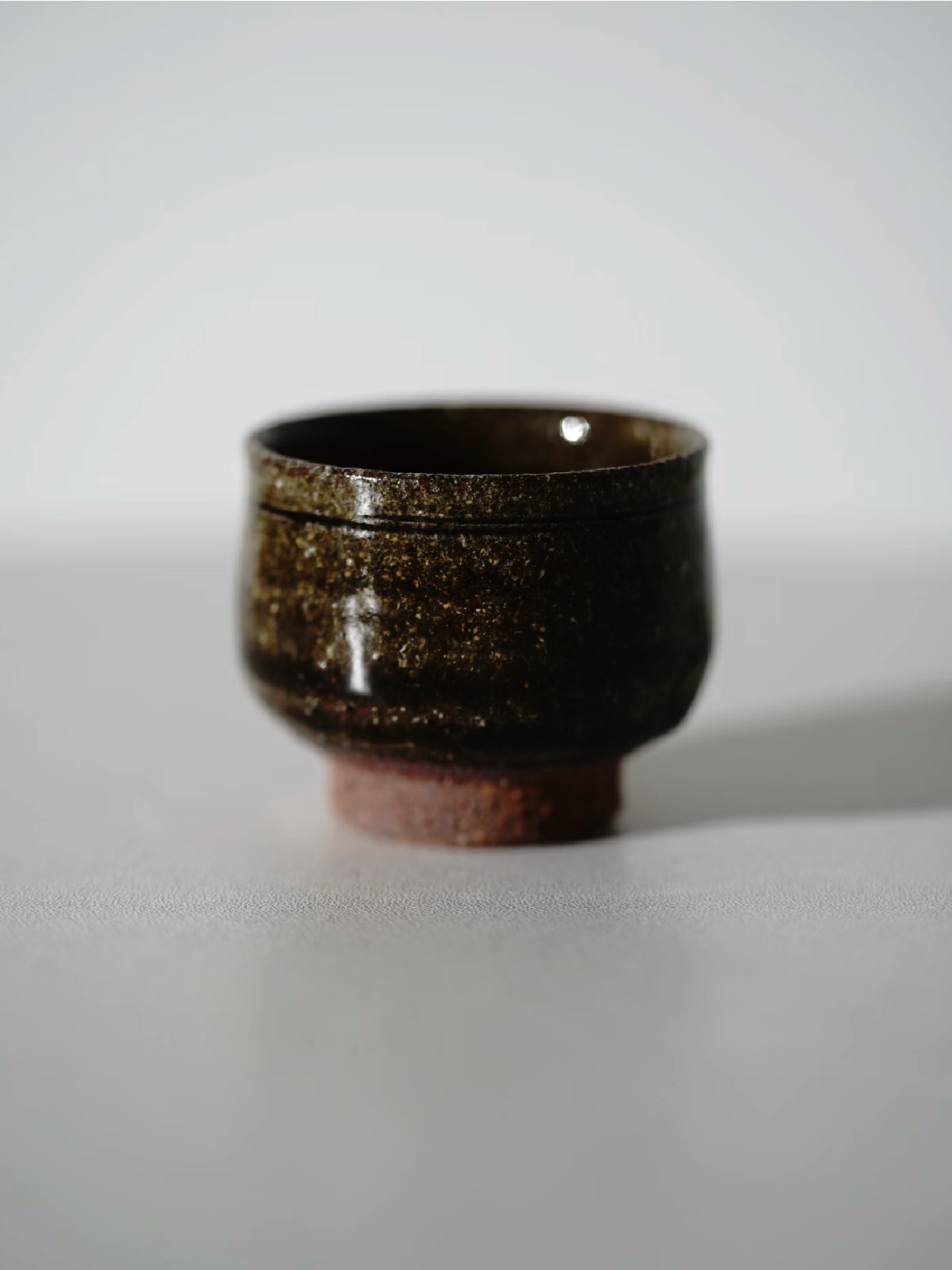 Dark Moss Speckled Cup
