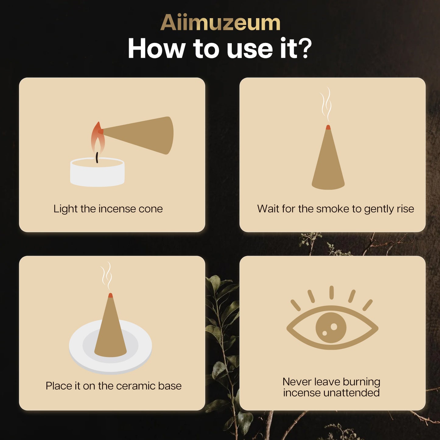 Aiimuzeum® Natural Arc Yuzu Cone Incense 30 PCS- Handmade Excellence, Long Burning Perfect for Relaxation and Meditation,Aromatic Rooms,Air Purifier Home and House Decor (Citrus Arc Yuzu)