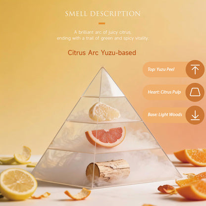 Aiimuzeum® Natural Arc Yuzu Cone Incense 30 PCS- Handmade Excellence, Long Burning Perfect for Relaxation and Meditation,Aromatic Rooms,Air Purifier Home and House Decor (Citrus Arc Yuzu)